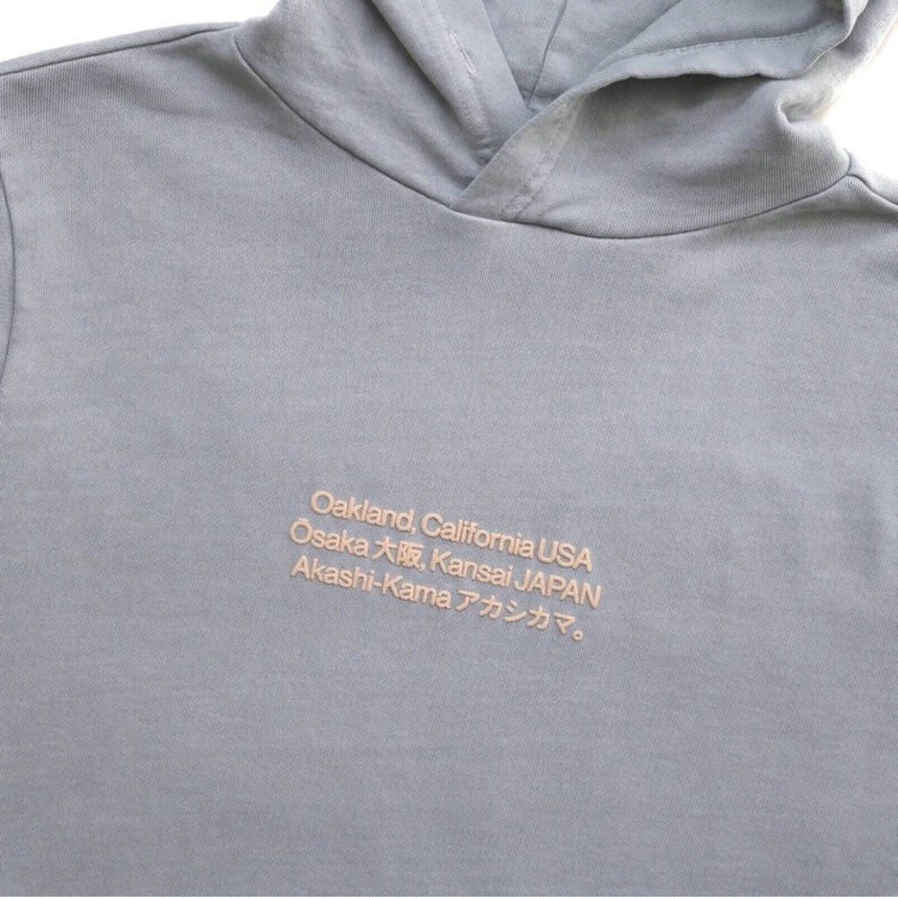 AKASHI KAMA Oakland Osaka Hoodie in Cloud